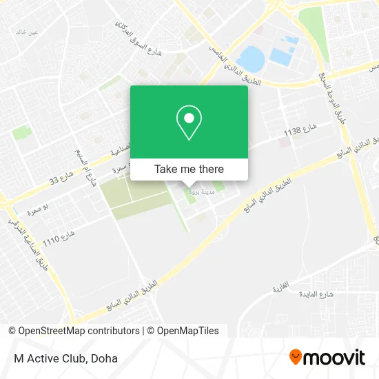 M Active Club map