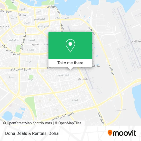 Doha Deals & Rentals map