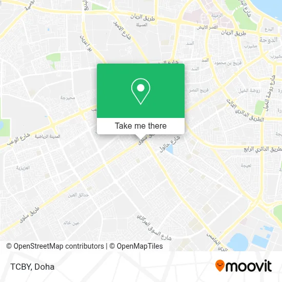 TCBY map