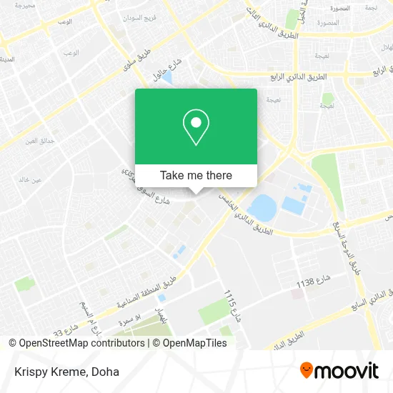 Krispy Kreme map