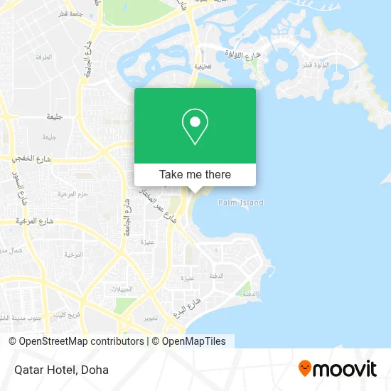 Qatar Hotel map