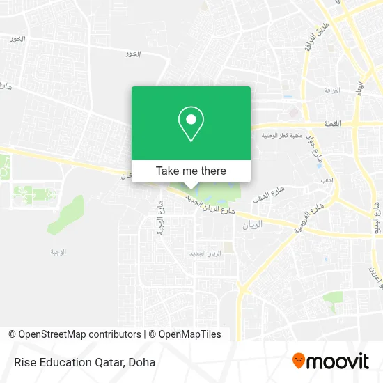 Rise Education Qatar map