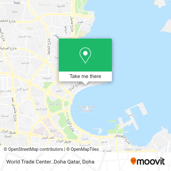 World Trade Center..Doha Qatar map