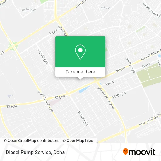 Diesel Pump Service map