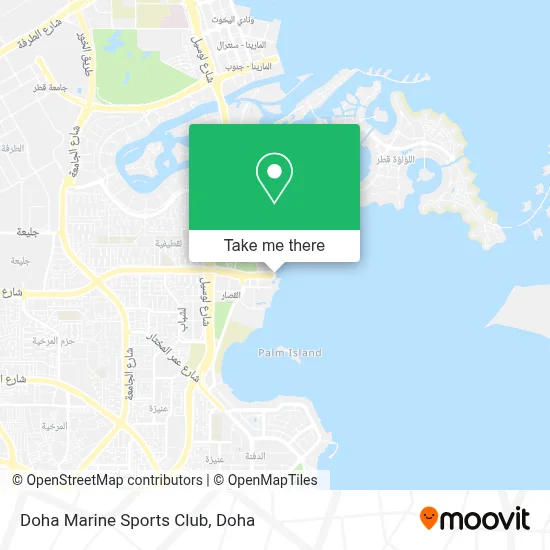 Doha Marine Sports Club map