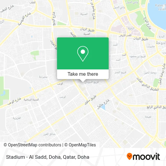 Stadium - Al Sadd, Doha, Qatar map