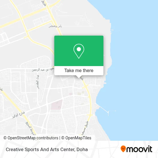 Creative Sports And Arts Center map