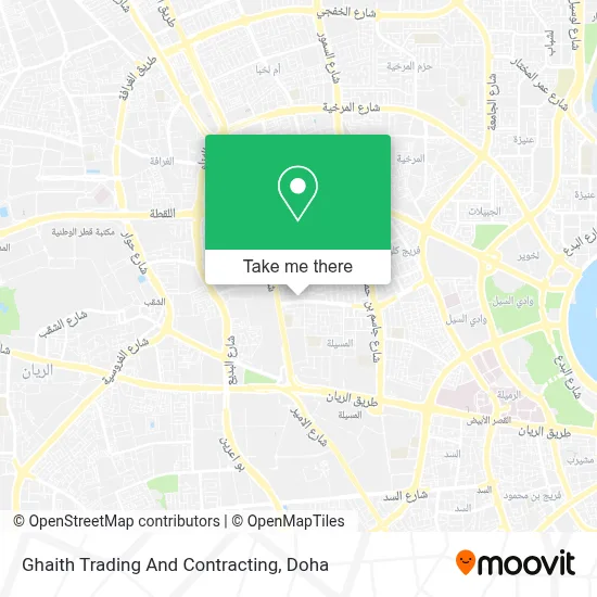 Ghaith Trading And Contracting map