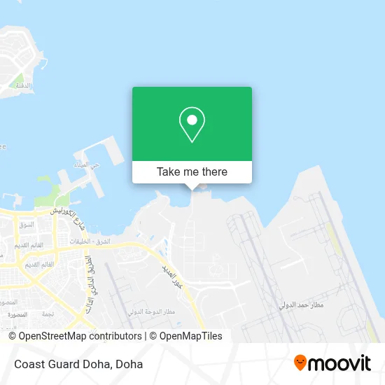Coast Guard Doha map