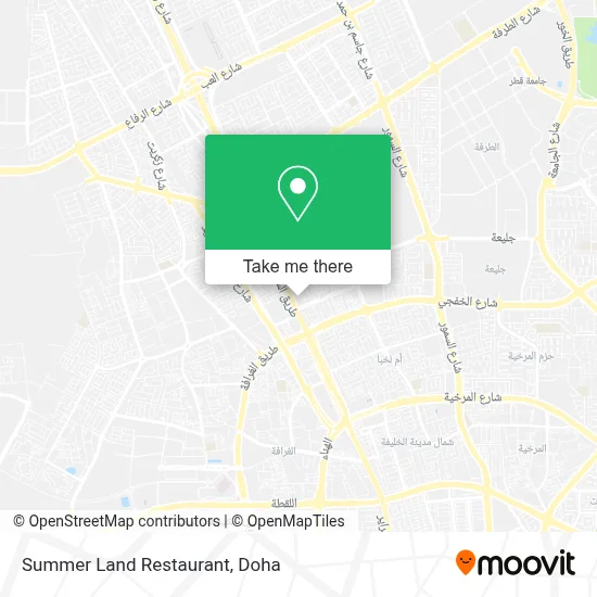 Summer Land Restaurant map