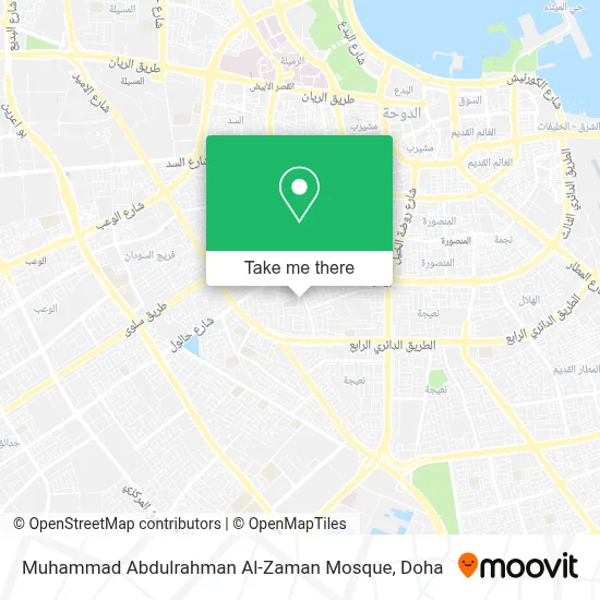 Muhammad Abdulrahman Al-Zaman Mosque map