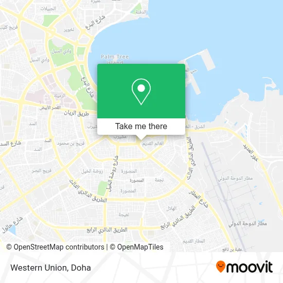 Western Union map