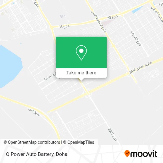 Q Power Auto Battery map