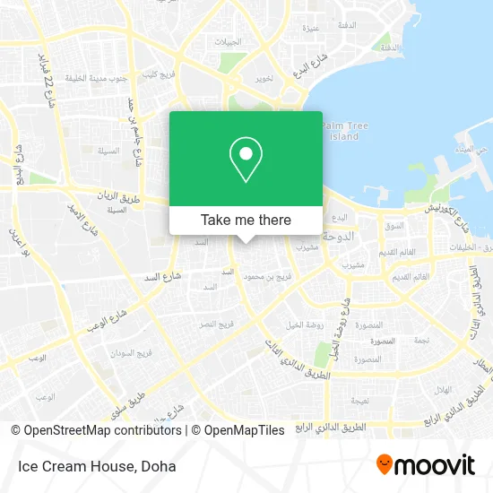 Ice Cream House map