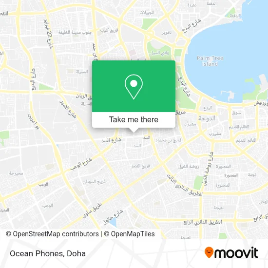 Ocean Phones map