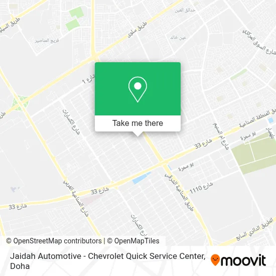 Jaidah Automotive - Chevrolet Quick Service Center map