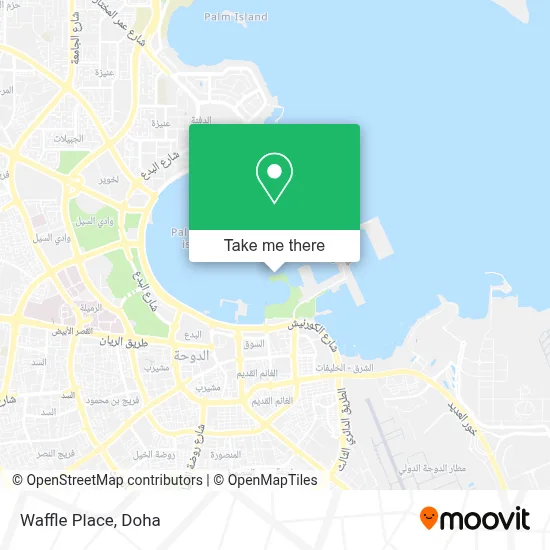 Waffle Place map