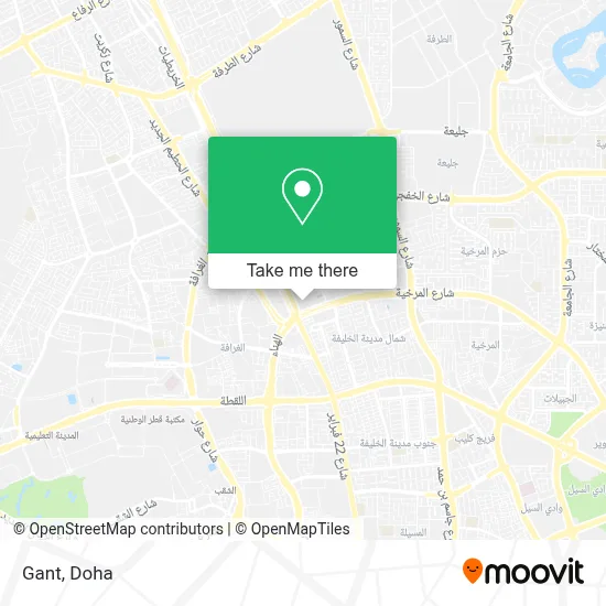 Gant map