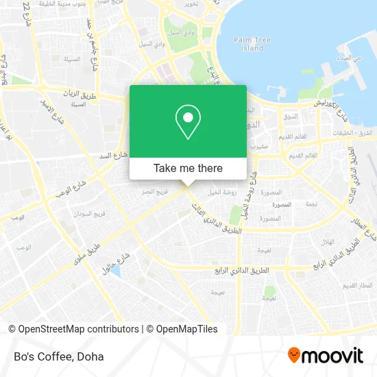 Bo's Coffee map