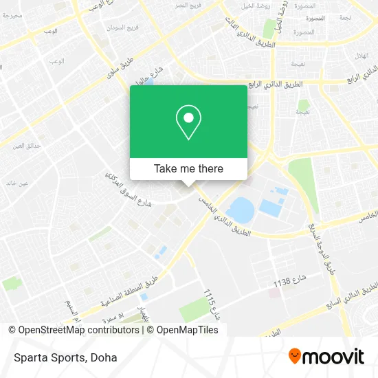 Sparta Sports map