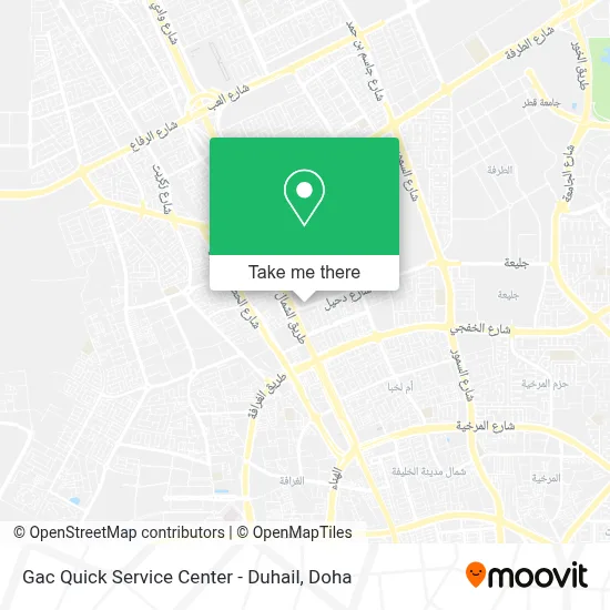 Gac Quick Service Center - Duhail map