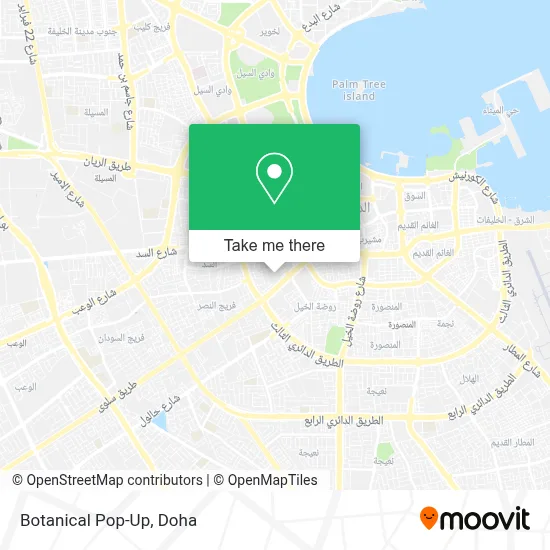 Botanical Pop-Up map