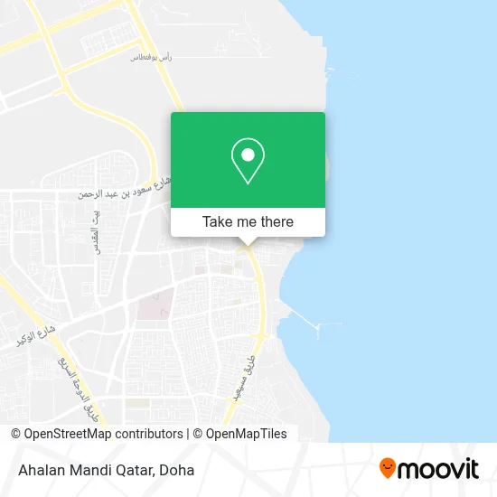 Ahalan Mandi Qatar map