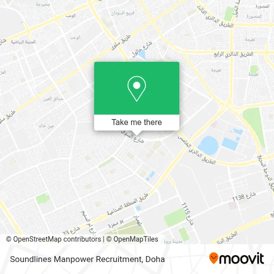 Soundlines Manpower Recruitment map