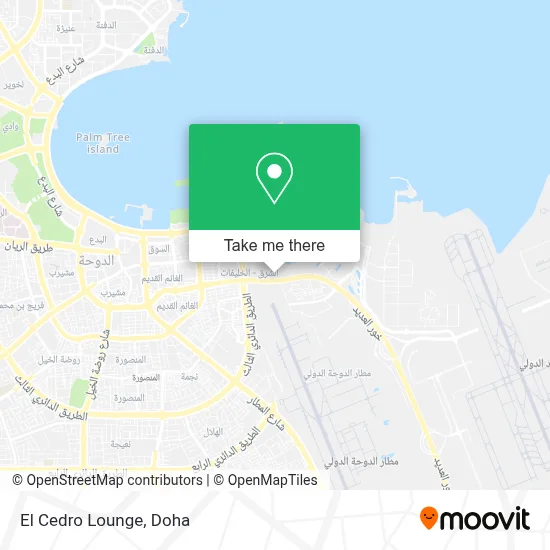 El Cedro Lounge map