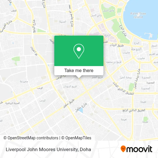 Liverpool John Moores University map