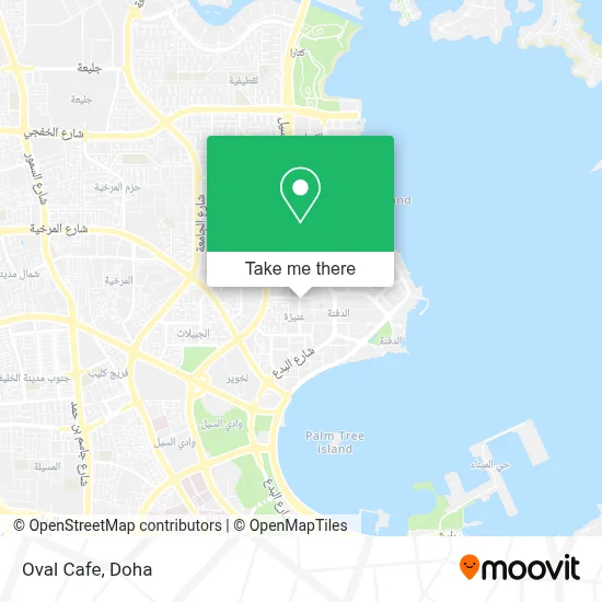 Oval Cafe map
