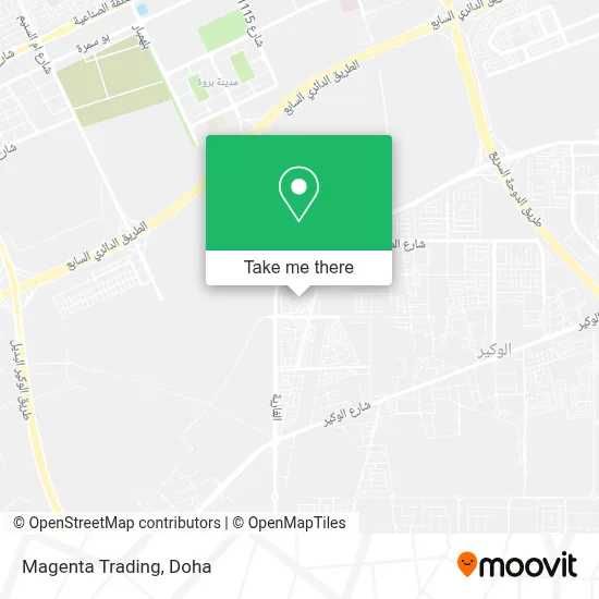Magenta Trading map