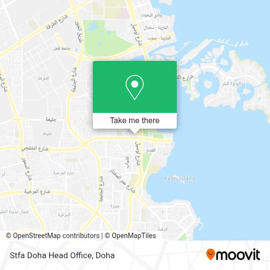 Stfa Doha Head Office map