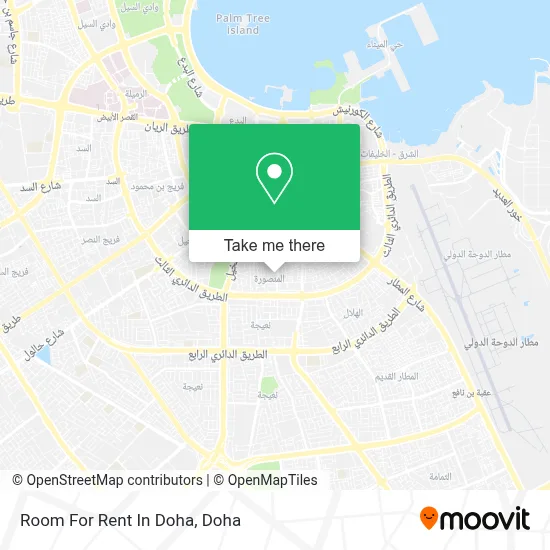 Room For Rent In Doha map