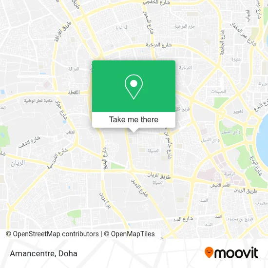 Amancentre map