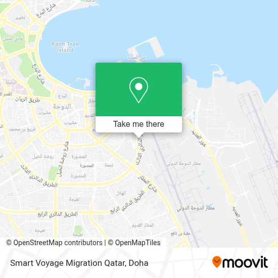 Smart Voyage Migration Qatar map
