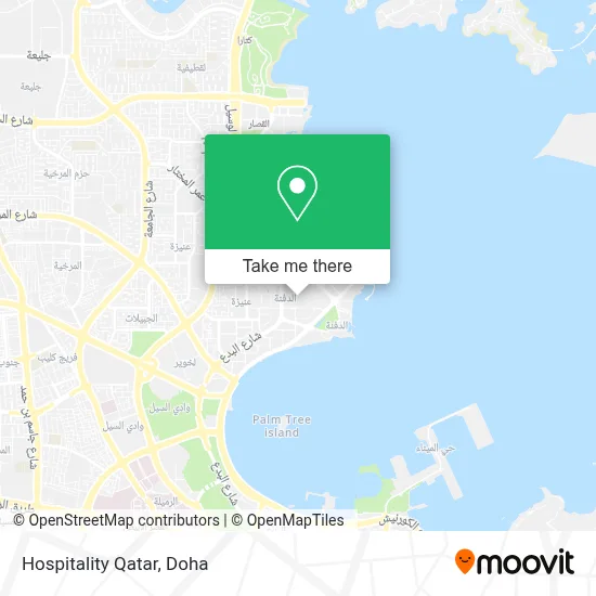 Hospitality Qatar map