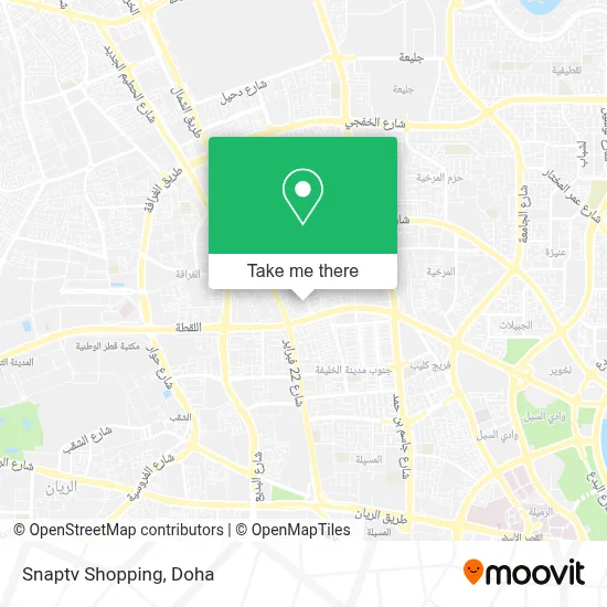 Snaptv Shopping map