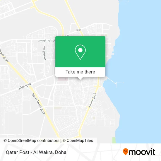 Qatar Post - Al Wakra map