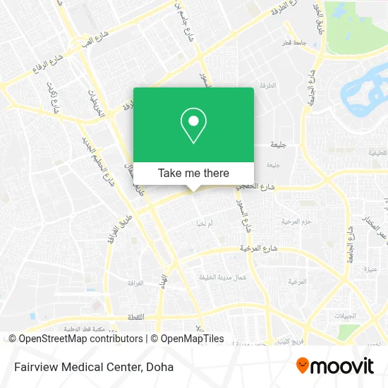 Fairview Medical Center map