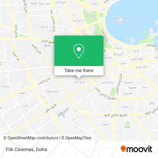 Flik Cinemas map