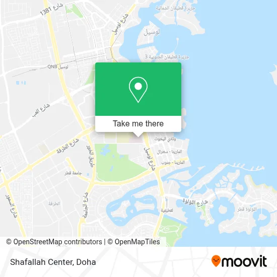 Shafallah Center map
