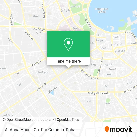 Al Ahsa House Co. For Ceramic map