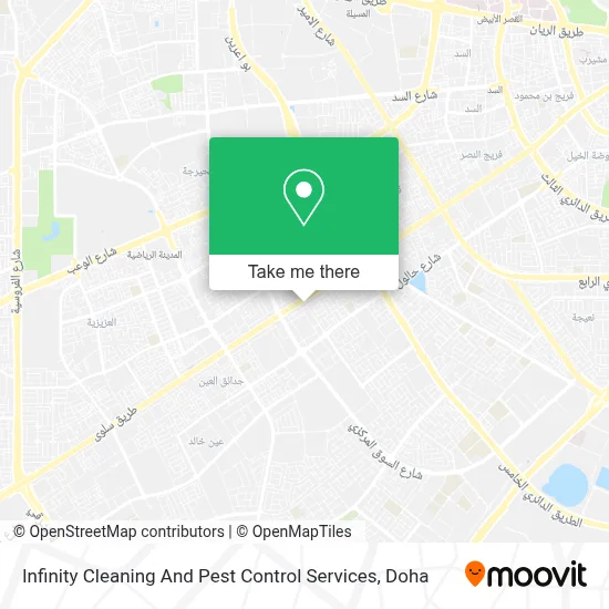 Infinity Cleaning And Pest Control Services map