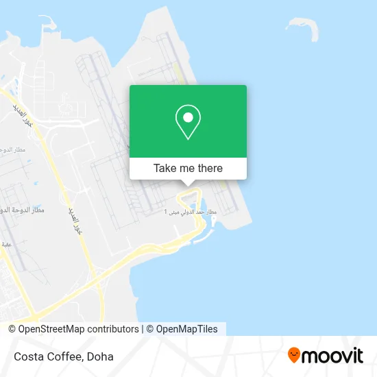 Costa Coffee map