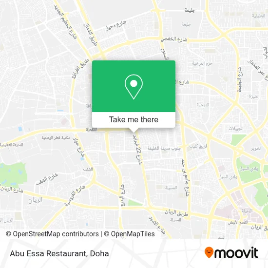 Abu Essa Restaurant map