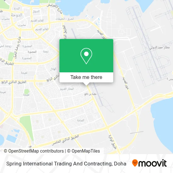 Spring International Trading And Contracting map