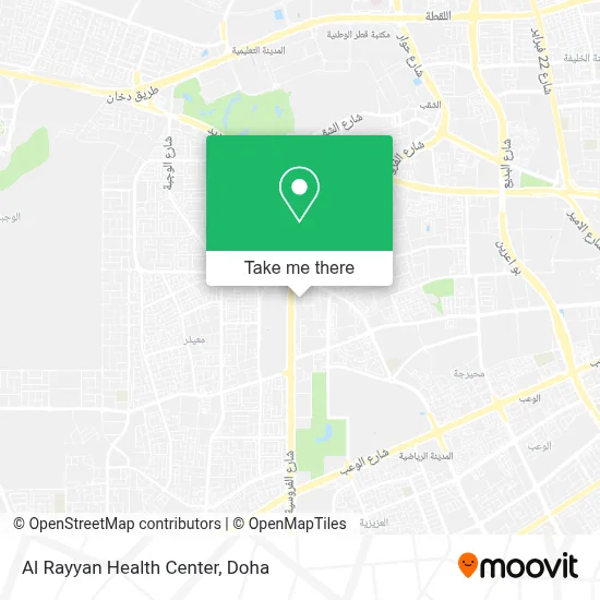 Al Rayyan Health Center map