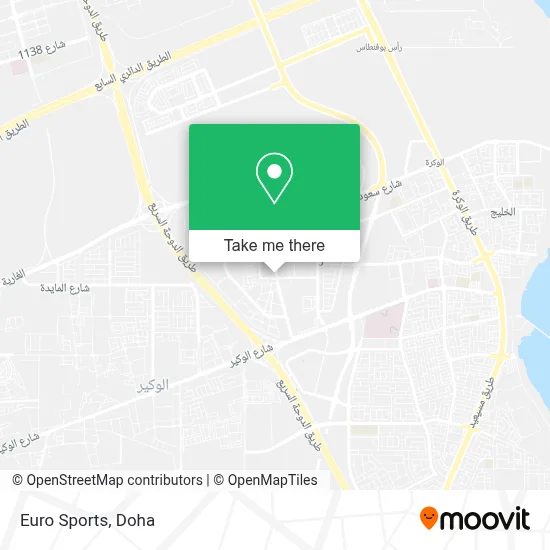 Euro Sports map