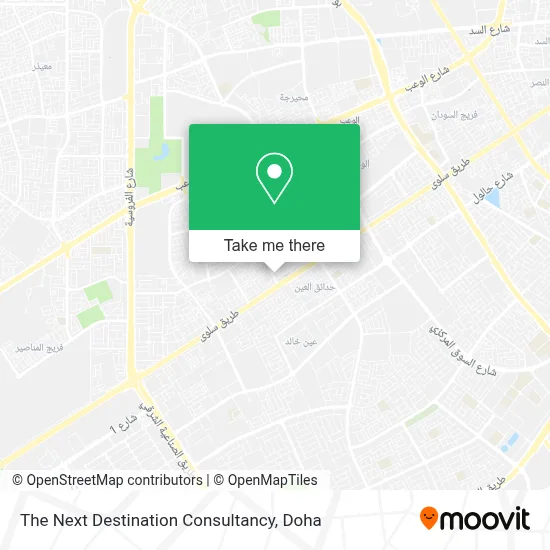 The Next Destination Consultancy map